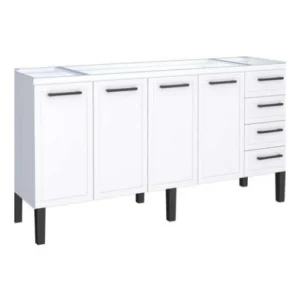 Cozimax Gabinete Aco P/pia 1,80m Apolo Branco• Pia Não Inclusa