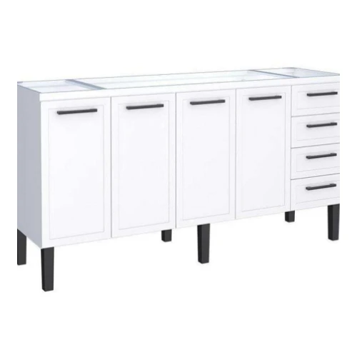 Cozimax Gabinete Aco P/pia 1,80m Apolo Branco• Pia Não Inclusa