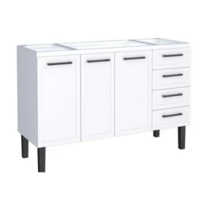 Cozimax Gabinete Aco P/pia 1,40m Apolo Branco • Pia Não Inclusa