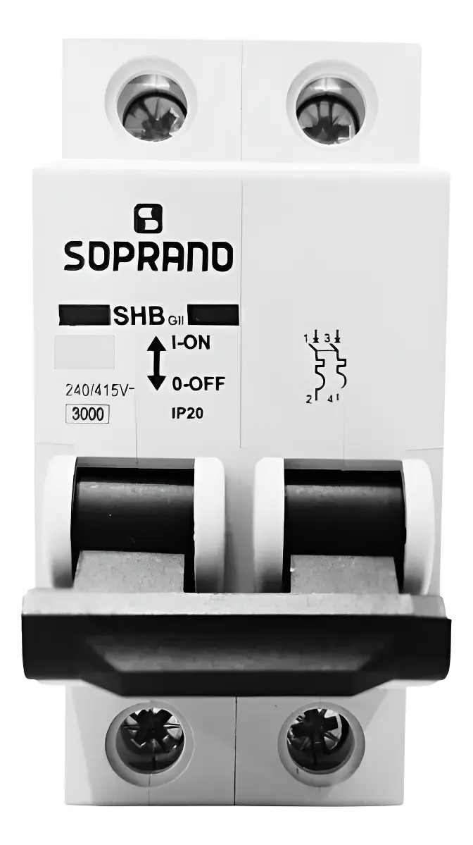 DISJUNTOR DIN BIPOLAR