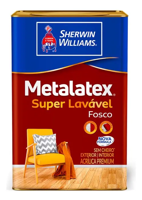 METALATEX ACRÍLICO FOSCO BRANCO 18L