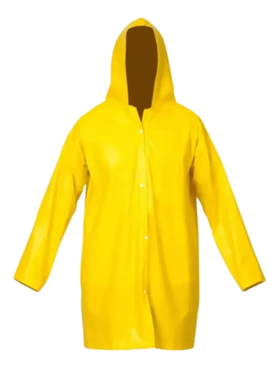CAPA DE CHUVA 1,20 M AMARELA — TAMANHO GG