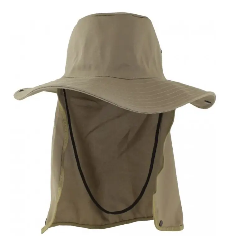 CHAPÉU DE PANO TIPO PESCADOR COM PROTETOR