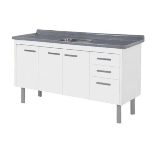 Rorato Armario Cozinha Valenza 154,2cm Br 560441• Pia Não Inclusa
